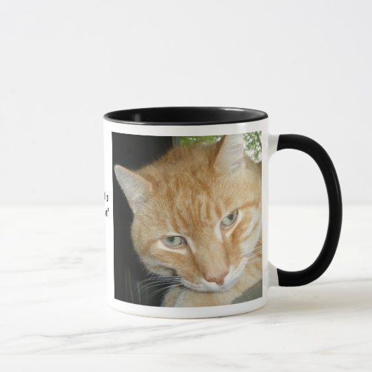 猫マグを「救出」する マグカップ (右)