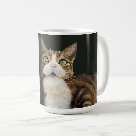 猫マグカップ ふわふわ コーヒーマグカップ (正面右)