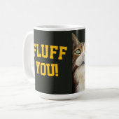 猫マグカップ ふわふわ コーヒーマグカップ (正面左)