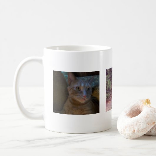 猫マグカップ コーヒーマグカップ (ドーナツ)