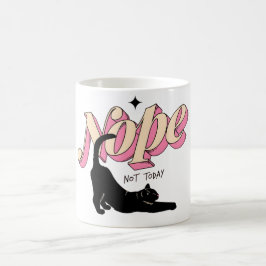 猫マグカップ "今日はダメ" - 楽しい猫のコーヒーカップ コーヒーマグカップ