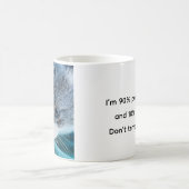 猫マグカップ、朝の気分、面白いマグカップ コーヒーマグカップ (中央)