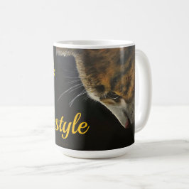 猫マグカップ 気高い猫の態度 それはライフスタイル コーヒーマグカップ