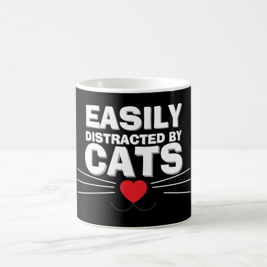 猫マグカップ|猫に気を取られる人向け コーヒーマグカップ (中央)