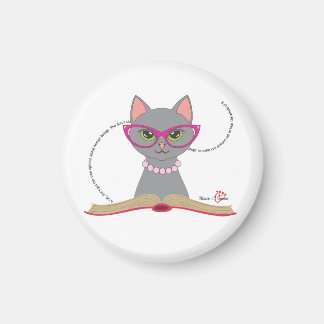 猫マグネットを予約する マグネット