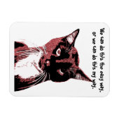 猫マグネット マグネット (横)