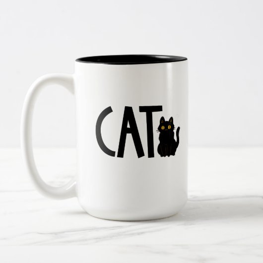 猫マグ ツートーンマグカップ (左)