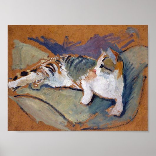 猫マック威厳があるポスター ポスター (正面)