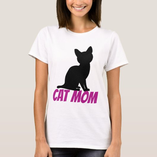 猫ママかわいいTシャツ子猫 Tシャツ (正面)