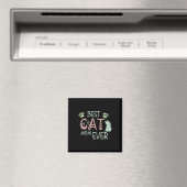 猫ママがかわいいニャー最初のお母さんデー マグネット (インサイチュ (食洗機))