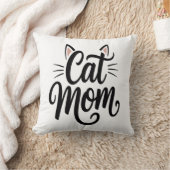 猫ママのひげと耳 クッション (ブランケット)