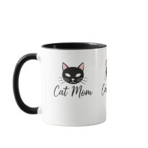 猫ママのコーヒーマグ かわいいペットママのプレゼント