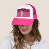 猫ママのボールキャップキャットピンク帽子 キャップ (インサイチュ)