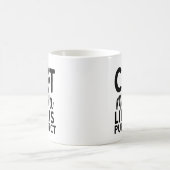 猫ママの命は狙い コーヒーマグカップ (中央)