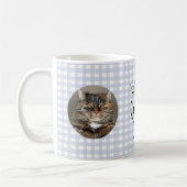 猫ママの形とシンプル脚本 コーヒーマグカップ (左)