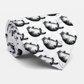 猫ママは骨と皮だけどそれが愛なの 猫好きのための ネクタイ (ロール)