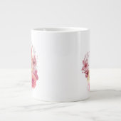 猫マママグカップ – かわいいフローラキッテンコーヒーカップ ジャンボコーヒーマグカップ (正面)