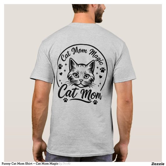 猫マママジックTシャツ - 面白い猫好きギフト Tシャツ