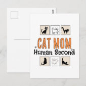 猫ママ人間セカンド 楽しい猫ママの自覚 ポストカード (正面/裏面)