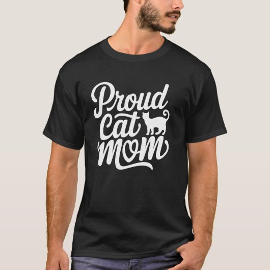猫ママ大好き Tシャツ (正面)