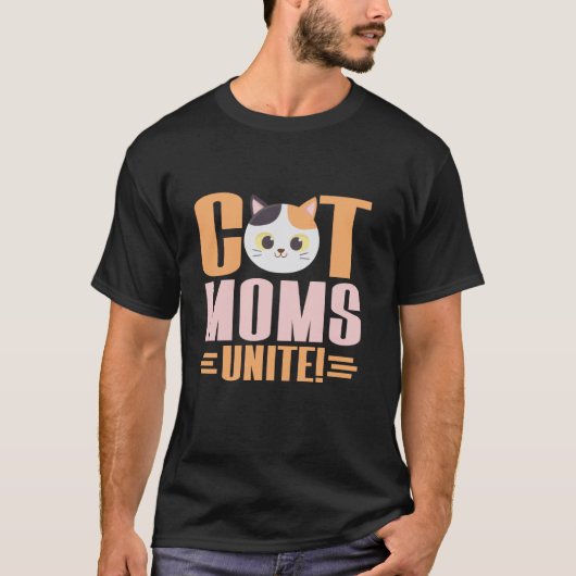 猫ママ大集合 猫ママ Tシャツ (正面)