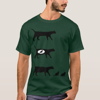 猫ママ子猫 Tシャツ
