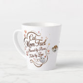 猫ママ小さなラテマグ – Purfect Sips with Love カフェラテマグ (左アングル)