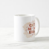 猫ママ時代 トレンディマグカップ コーヒーマグカップ (正面右)