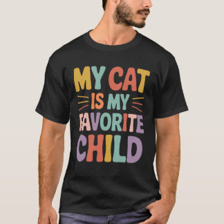 猫ママ猫パパ Tシャツ