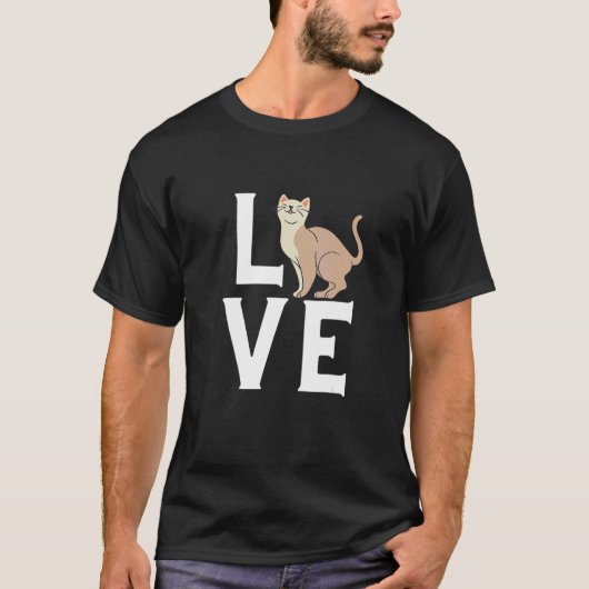 猫ママ猫ラブファミリー Tシャツ (正面)