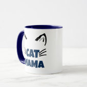 猫ママ誇りを持ったママ愛猫ママMAGデザイン マグカップ (正面左)