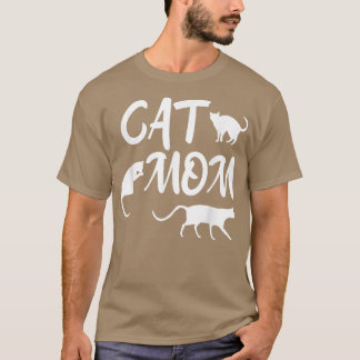 猫ママ車ラバーキャットママ Tシャツ