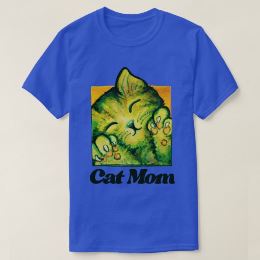 猫ママ7 Tシャツ (デザイン正面)