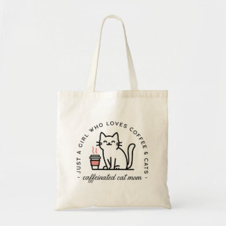 猫ママ おもしろ コーヒー好き 美意識 トートバッグ