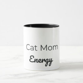 猫ママ エネルギーマグ | かわいい猫好きのコーヒーカップ マグカップ