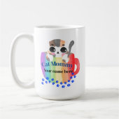 猫ママ コーヒーマグカップ (左)