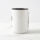 猫ママ コーヒーマグ ツートーンマグカップ (中央)