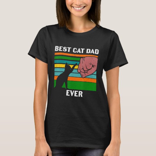 猫ママ 保護した動物 動物保護 猫を救う Tシャツ (正面)