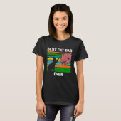 猫ママ 保護した動物 動物保護 猫を救う Tシャツ (正面フル)