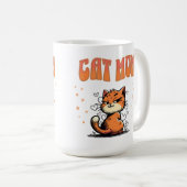 猫ママ | 子猫恋人 | ペットママ コーヒーマグカップ (正面右)