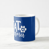 猫ママ | 猫好きデザイン コーヒーマグカップ (正面右)