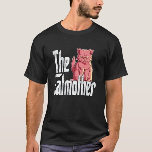 猫ママ 猫母 悪魔猫ママ キティママ Tシャツ (正面)