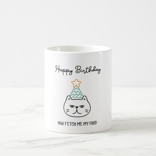 猫ママ 誕生日 マグカップ (中央)