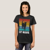 猫ママ Tシャツ (正面フル)