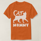 猫ママ Tシャツ (デザイン正面)