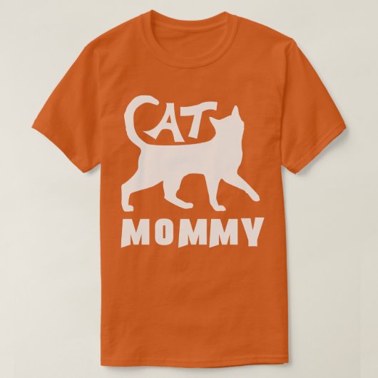 猫ママ Tシャツ (デザイン正面)