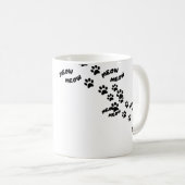 猫ママmeow mug コーヒーマグカップ (正面右)