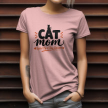 猫ママTシャツ | モダンで大胆なデザイン