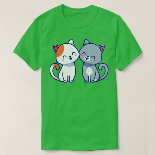 猫マンガ1 Tシャツ (デザイン正面)