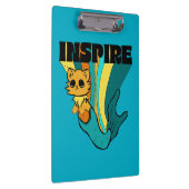 猫マーメイドASLスパイラインスパイアル写真ノート クリップボード (右)